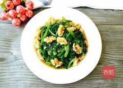 桃仁菠菜的做法图解8