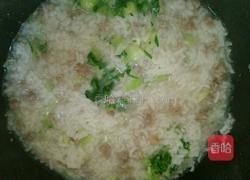 猪肝青菜粥的做法图解6