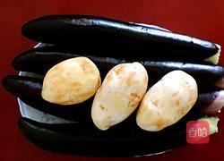 农家菜辣椒鸡蛋焖子(也叫鸡蛋酱)拌茄子土豆的做法图解1