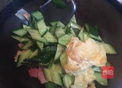 培根鸡蛋炒黄瓜的做法图解9
