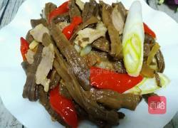 土猪肉炒笋干的做法图解16