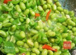 辣椒炒青豆的做法图解5