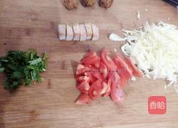 素丸子西红柿面的做法图解2