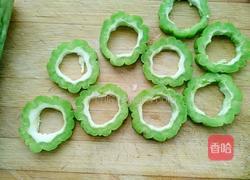 苦瓜烤鹌鹑蛋的做法图解3