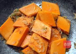 南瓜炒虾米的做法图解3