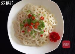 清炒藕片的做法图解5