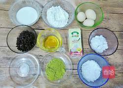 抹茶蜜豆卷的做法图解1