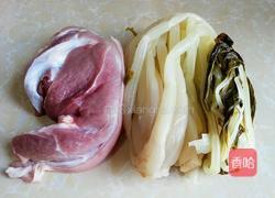 雪菜炒肉丝的做法图解1