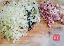 雪菜炒肉丝的做法图解2