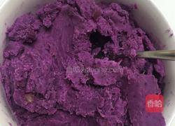 紫薯珍珠丸子的做法图解1