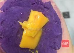 紫薯珍珠丸子的做法图解3