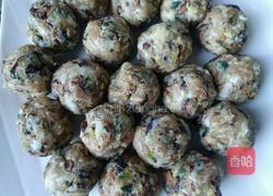 青菜丸子的做法图解1