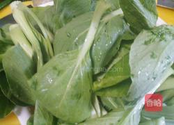 白灼青菜的做法图解1