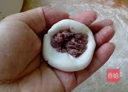 红豆馅糯米软饼的做法图解4