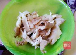 肉炒平菇的做法图解2