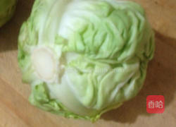 包菜粉丝的做法图解1