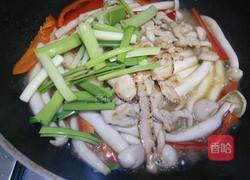 海鲜菇炒鸡丝的做法图解7