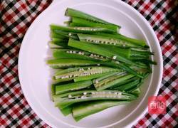 凉拌秋葵(洋豆角)的做法图解4