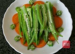 蒜蓉秋葵的做法图解6