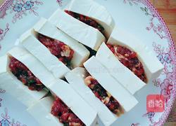 煲肉馅豆腐夹的做法图解4