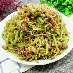 山芋藤炒面的做法[图]