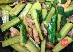 青瓜炒肉片的做法图解3
