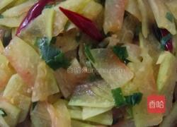 炒西瓜皮的做法图解3