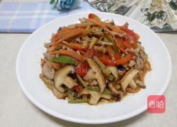 香菇炒肉丝的做法图解8
