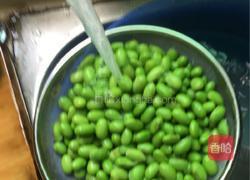 青椒毛豆的做法图解3