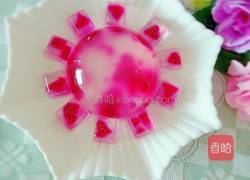 火龙果水信玄饼的做法图解6