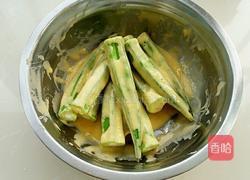 椒盐炸秋葵的做法图解6