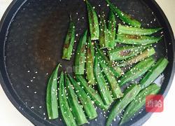 香煎秋葵的做法图解5