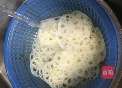 炝藕片的做法图解3