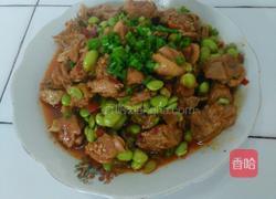 青豆烧鸭的做法图解9