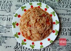 炒西红柿金针菇的做法图解7