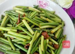 肉丝炒蒜苔的做法图解4