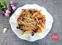 素炒蟹味菇的做法图解8