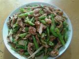 青椒炒肉丝