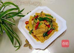 双椒腐竹的做法图解6