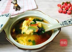 番茄鸡蛋青菜汤的做法图解7