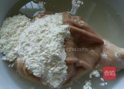 双椒炒猪肚的做法图解1