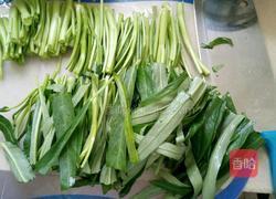 红椒空心菜的做法图解1