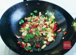 麻辣油菜豆腐泡的做法图解3