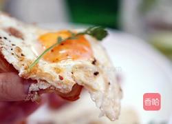 千层脆饼培根蛋（附太阳蛋的秘诀）的做法图解7