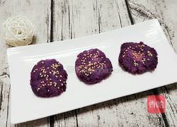 香煎紫薯饼的做法图解5