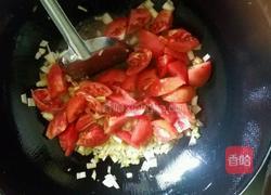 西红柿鸡蛋荆芥面条的做法图解4