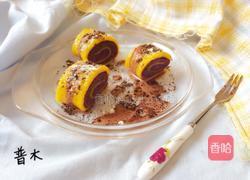 紫薯蛋卷的做法图解11