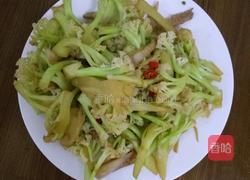 爆香有机花菜的做法图解3