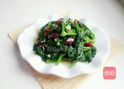 炝炒木耳菜（ 豆腐菜 ）的做法图解7
