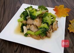 西蓝花炒肉的做法图解10